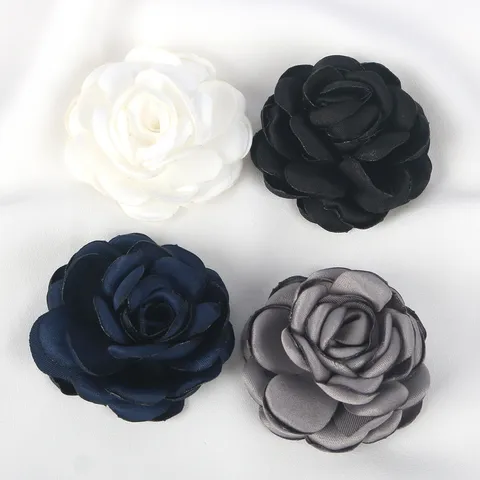 Χειροποίητα Υφασμάτινα Λουλουδάτα Appliques DIY Ρούχα Γάμου Παπούτσια Καπέλα Καρφίτσα Αξεσουάρ Κεφαλής