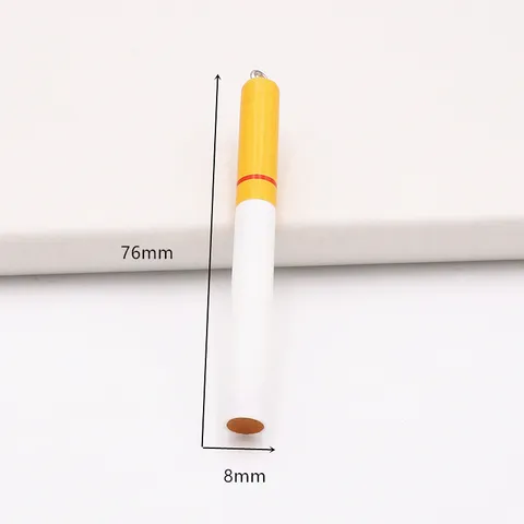 Mini Simulatie Sigaret Wijnfles Hanger Plastic Acryl Gesimuleerde Bedels Voor Sieraden Maken DIY Sleutelhanger Craft Accessoire Cadeau