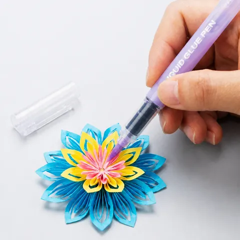 Flüssigkleber Stift Set Schnelltrocknend Klar Schreibwarenkleber Für Tagebuch Scrapbooking DIY Handwerk Büro Schule