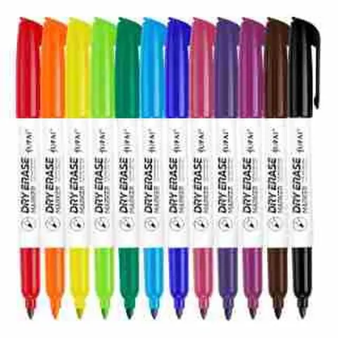 Mehrfarbig Radierbar Whiteboard-Marker Set Glattes Schreiben Wasserbasiert Trocken Abwischbar Marker Für Büro Schule Klassenzimmer Unterrichtsmaterial