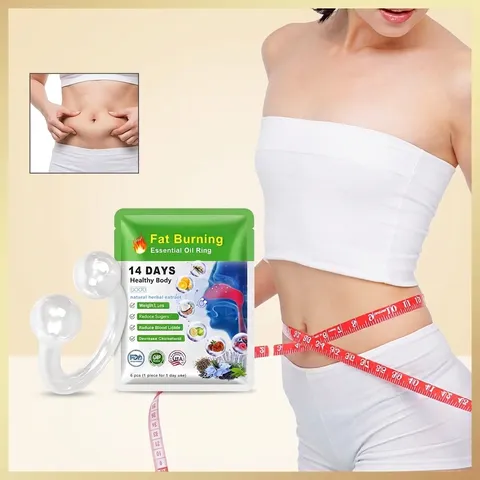 Anneau Nasal Minceur aux Huiles Essentielles Perte de Poids Modelage Corporel Brûlage des Graisses Ingrédients Naturels Anneau Détox