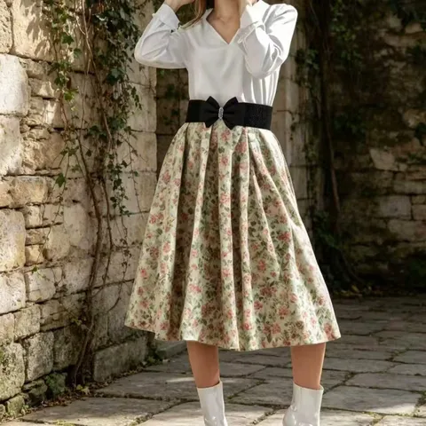 Women Wide Elastic Waist Belt Rhinestone Bowknot Stretch Waistband Dress Decorative Fashion Accessories Black White