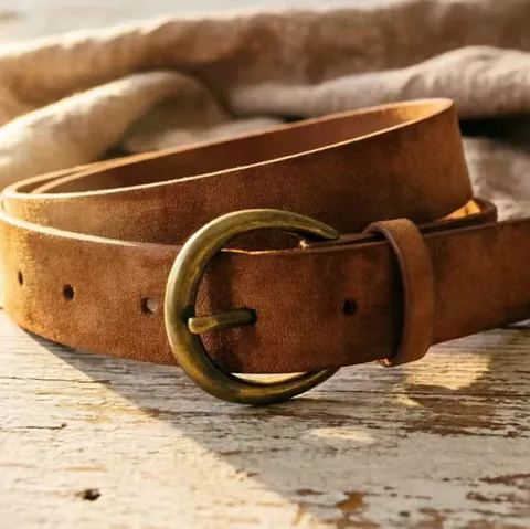 Vintage Retro PU Leather Belt With Alloy Pin Buckle Casual Commute Denim Pants Waist Belt For Women Fashion