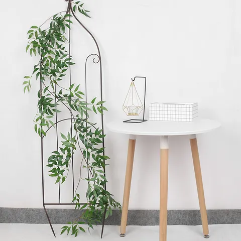 Artificial Willow Leaf Garland Green Silk Plant Fake Rattan For Home Wall Wedding Party Decoration