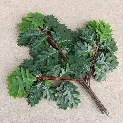Artificial Camphor Tree Leaves Branch Fake Greenery Plants Silk Flower Branches For Home Decor Wedding Floral Arrangement