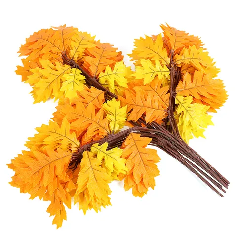 Artificial Camphor Tree Leaves Branch Fake Greenery Plants Silk Flower Branches For Home Decor Wedding Floral Arrangement