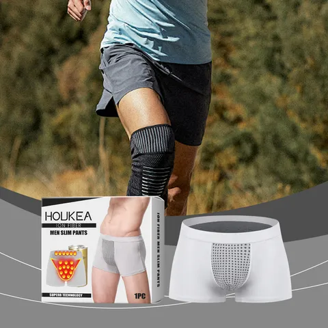 Men's Breathable Stretch Boxer Briefs Slim Fit Polyester Spandex Boxer Shorts Underwear