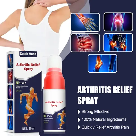 South Moon Arthritis Relief Spray Ανακούφιση από τον Μυϊκό και Αρθρικό Πόνο Λαιμός Μέση Πόδι Ανακούφιση από την Δυσφορία Gel Κρύας Κομπρέσας για Ενήλικες Επαγγελματικό Σπρέι Περιποίησης Σώματος