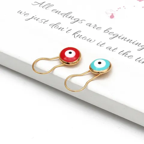 Vintage Turkse Boze Oog Broche Legering Emaille Reversspeld Voor Dames Heren Mediterrane Stijl Sieraden Cadeau