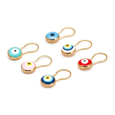 Vintage Turkse Boze Oog Broche Legering Emaille Reversspeld Voor Dames Heren Mediterrane Stijl Sieraden Cadeau