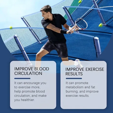 EOHOE Smart Health Watch Glucose Blood Pressure Monitoring Sports Fitness Watch Silicone Strap LED Digital Display Energy Management
