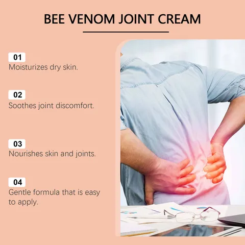 Bee Venom Joint Massage Cream Chamomile Honey Nourishing Moisturizing Skin Knee Care Body Massage Cream For Relief Relaxing