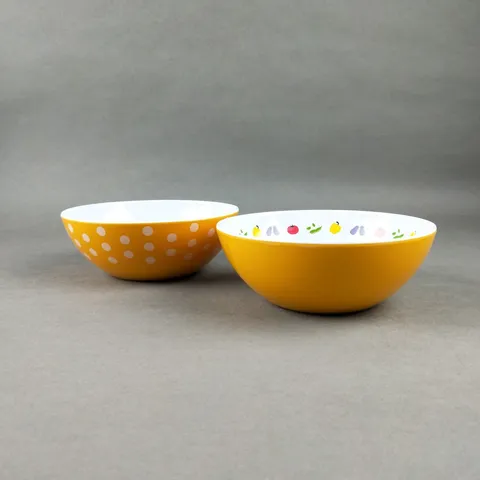 Melamine Salad Bowl Children Tableware Round Decal Bowl Kitchen Dining Food Serving Bowl For Kids