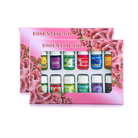 Water Soluble Essential Oil Assortment Fragrance For Humidifier Aroma Diffuser Home Indoor Air Freshener Rose Lavender Lemon