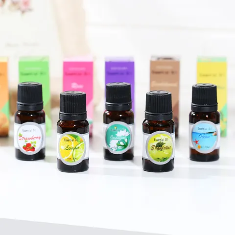 Huile Essentielle Soluble dans l'Eau Huile d'Aromathérapie Végétale pour Humidificateur Lampe d'Arôme Désodorisant Parfum d'Intérieur
