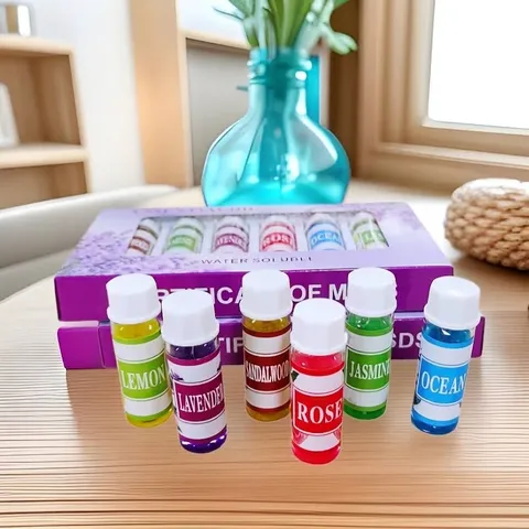 Olio Essenziale Idrosolubile Aromaterapia Fragranza Per Umidificatore Diffusore Deodorante Casa Ufficio Bottiglie Di Vetro