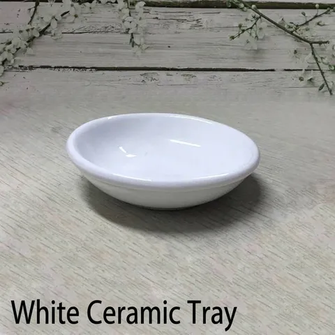 Platillo de Cerámica Blanco Moderno Minimalista Bandeja Pequeña Decorativa para Joyas Portavelas Plato de Servir Vajilla para el Hogar