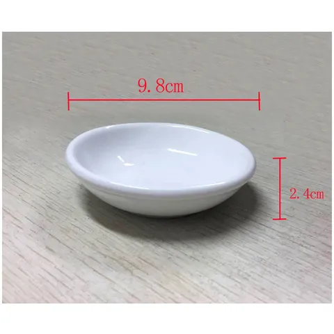 Platillo de Cerámica Blanco Moderno Minimalista Bandeja Pequeña Decorativa para Joyas Portavelas Plato de Servir Vajilla para el Hogar