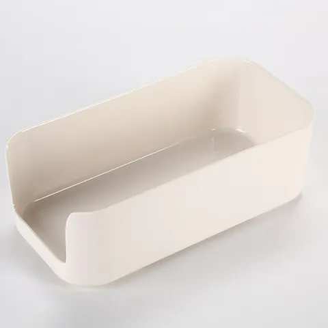 Assiette Carrée en Mélamine Minimaliste Moderne Plat Uni Bord Doré Plateau de Service Durable Facile à Nettoyer