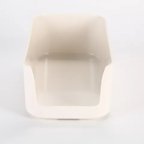 Assiette Carrée en Mélamine Minimaliste Moderne Plat Uni Bord Doré Plateau de Service Durable Facile à Nettoyer