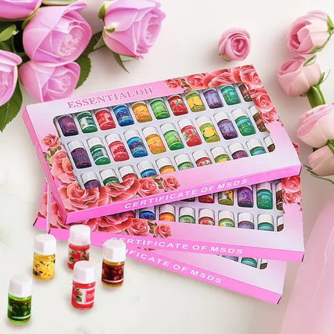 Wateroplosbare Essentiële Olie Set Aromatherapie Geurolie Voor Luchtbevochtiger Luchtverfrisser Huis Binnen Geuroliën