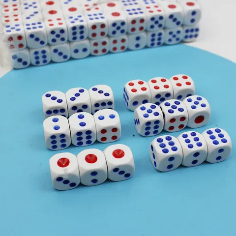 ABS Plastic Six Sided Rounded Corner Dice For Bar KTV Board Game Entertainment Tabletop Game Toy Accessory