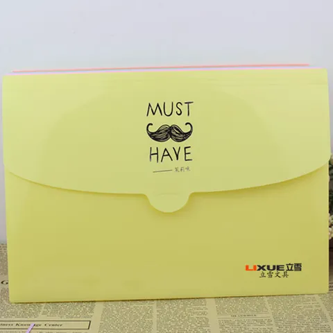 A4 Plastic Accordion Folder Expandable Document Organizer Multi Pocket File Bag For Student Office School