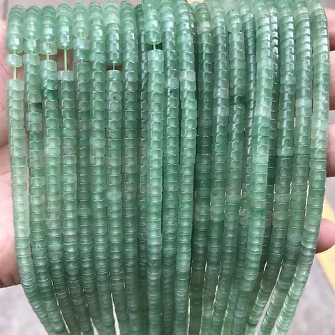 Natural Stone Crystal Rondelle Spacer Beads For DIY Jewelry Making Handmade Bracelet Necklace Half Finished Strands Multiple Colors Gemstone Beads