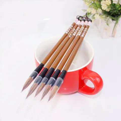 Traditional Chinese Calligraphy Brush Professional Weasel Hair Painting Brush For Beginners Students Writing Drawing Office School Supplies