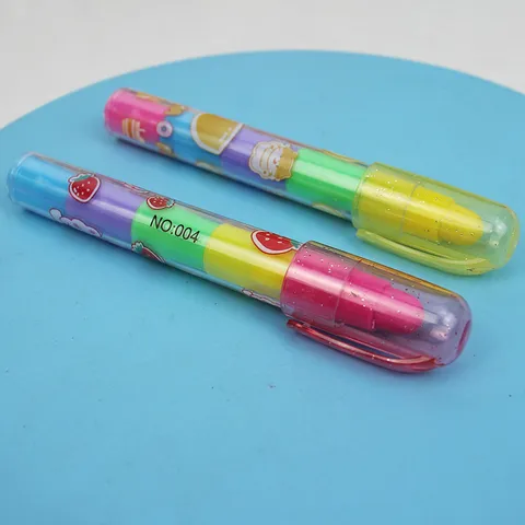 Cute Cartoon Building Blocks Eraser Creative Detachable Multicolor Sectioned Pen Shape Erasers School Learning Supplies For Kids