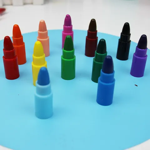 Kreative Baustein Spleißen Wachsmalstifte Mehrfarbig Runde Wachs Pastell Öl Zeichenstift Für Kinder Schüler Schule Schreibwaren Preis Geschenk Grosshandel