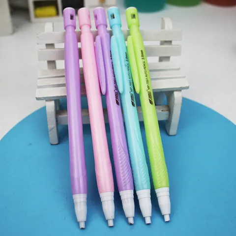 Kinder Cartoon Kunststoff Druckbleistift Dicke Mine Drucken Automatischer Bleistift Für Schule Schreiben Zeichnen Täglich Schüler Schreibwaren