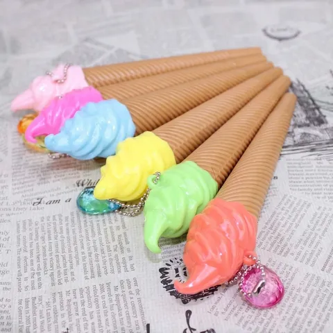 Süßer Cartoon Eiscreme Druckbleistift 0.5mm HB Schreibstift Für Schüler Schule Büro Schreibwaren Kreatives Schreibwaren Geschenk