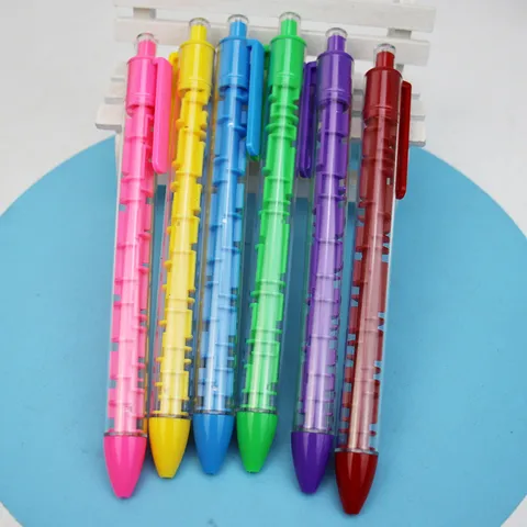 Creative Retractable Maze Ballpoint Pen With Puzzle Game For Stress Relief Student Stationery Writing Tool 1.0mm