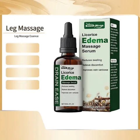 South Moon Süßholz Edema Bein Massageserum Beruhigendes Körperöl Für Krampfadern Schwellungslinderung Tägliche Hautpflege