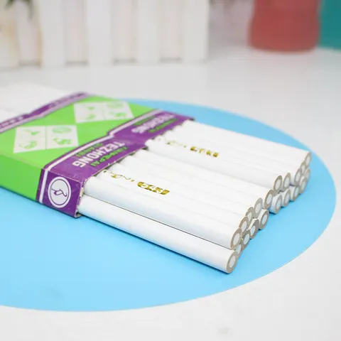 White Wood Pencil For Sketching Highlighting Special Marking Pencil For Drawing Art Office School Supplies