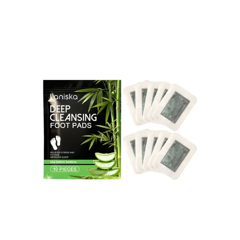 Natural Herbal Sleep Patches Deep Cleansing Foot Pads With Bamboo Mugwort Aloe For Stress Relief Better Sleep Daily Care