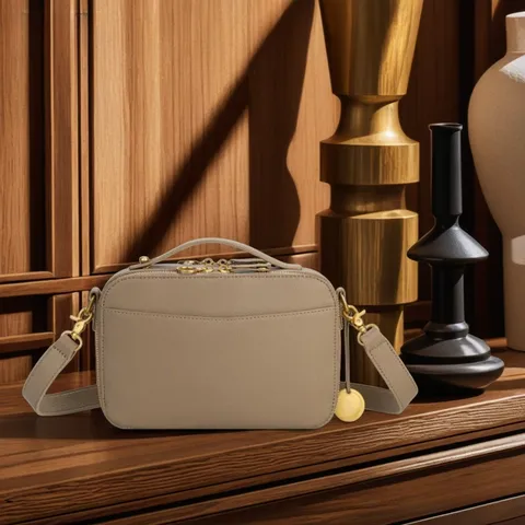 Retro PU Leather Camera Bag For Women RFID Anti-theft Crossbody Bag Multi-functional Wallet Handbag Casual Shoulder Bag