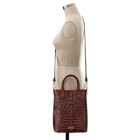 Bolso de Mano Vintage de Cuero PU Con Relieve de Cocodrilo para Mujer Bolso Tote de Gran Capacidad Bandolera Con Herrajes Dorados