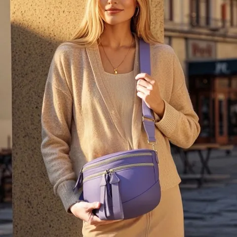Bolso Bandolera de Nailon Impermeable de Moda para Mujer Bolso de Concha de Gran Capacidad Deportivo de Tablero de Ajedrez para Diario