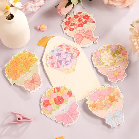 3D Pop Up Blumenstrauß Grußkarte Kreative Florale Geschenkkarte Mit Umschlag Für Muttertag Geburtstag Lehrertag Dekoration