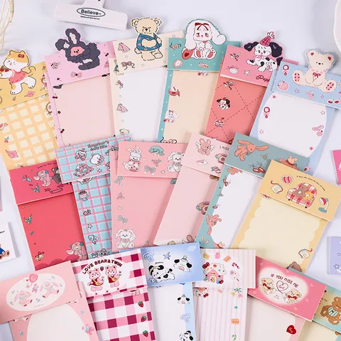 Cute Cartoon Animal Card Headers And Back Cards For Gift Packaging High Appearance DIY Packing Base Cards Colorful Stationery Gift Tags
