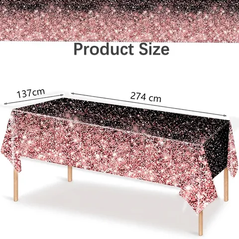 Galaxy Starry Sky Theme Disposable Tablecloth PE Plastic Space Pattern Table Cover For Kids Birthday Party Decoration