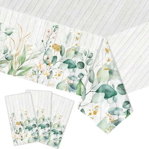 Wegwerp Tafelkleed Lente Bloemen Vlinder Thema Verjaardag Feest Decoratie Lavendel Salie Papier Tafelkleed