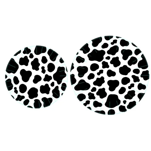 Ensemble Vaisselle De Fête Thème Vache Assiettes En Papier Imprimé Vache Tasses Serviettes Pour Anniversaire Enfant Mariage Décorations