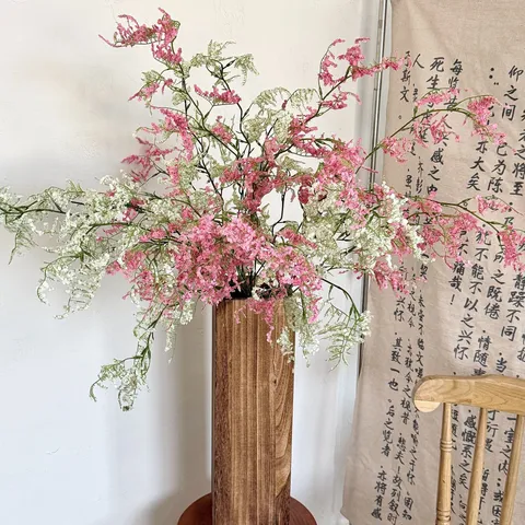 Tallos de Flores de Statice Artificiales de Alta Calidad Plantas de Espuma Plástica Realistas Para Decoración de Mesa de Sala de Estar de Casa Boda