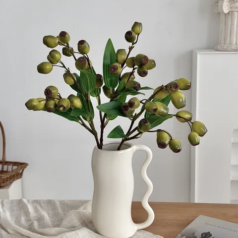 Artificial Zombie Fruit Pipe Fruit Branch Wabi-sabi Style Home Decor Minimalist Foam Plant For Photography Decoration