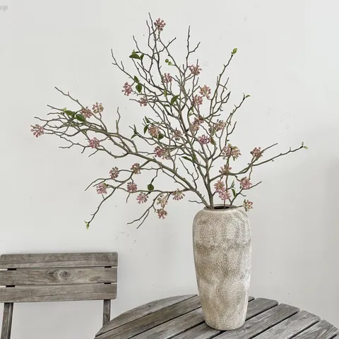 Τεχνητό Αποξηραμένο Κλαδί Στυλ Wabi-sabi Με Μούρα Από Μαλακή Κόλλα Για Διακόσμηση Σπιτιού Ξενοδοχείου Γάμου Μινιμαλιστικό Διακοσμητικό