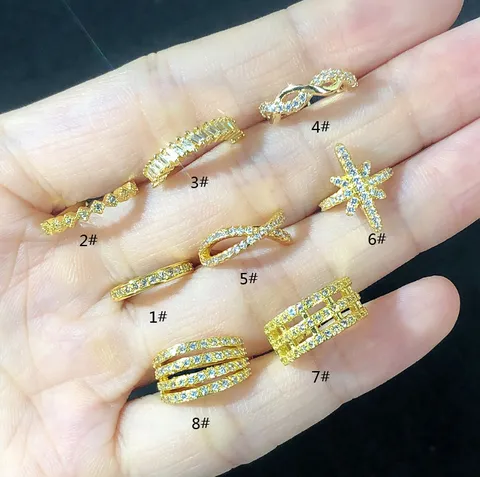 Europäische Amerikanische Mode Ohne Piercing Knorpel Ohrklemmen Strass Geometrisch Stern Gepflasterte Ohrclips Damen Schmuck