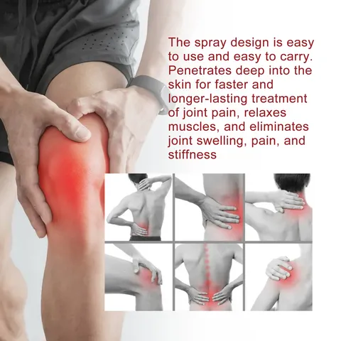 Herbal Extracts Joints Relief Spray For Body Massage Relax Neck Shoulder Lumbar Knee Relief Body Care Spray Liquid Solution